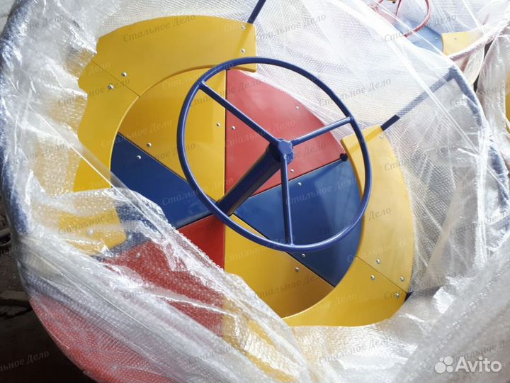 Уличная горка, балансир, карусель G3736