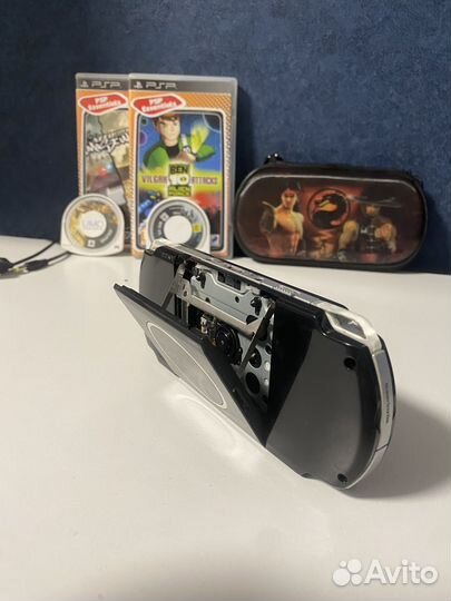 PSP 3000 64гб 10+игр