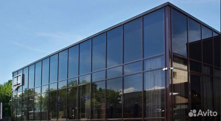 Фасадное остекление, витражное остекление