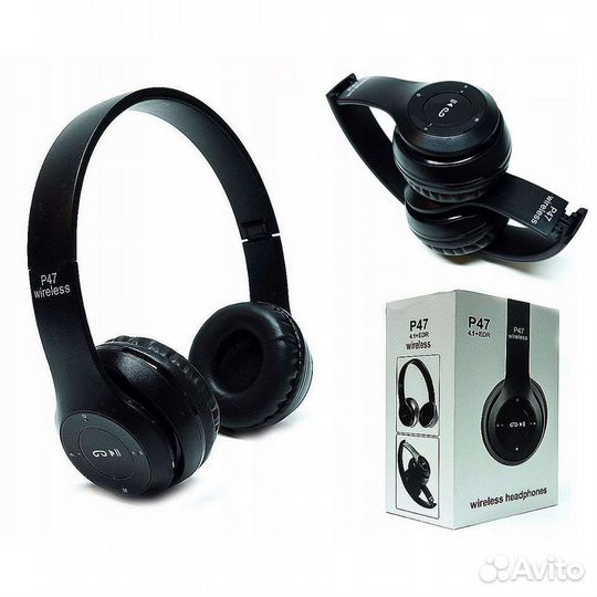 Беспроводные полноразмерные наушники с MP3