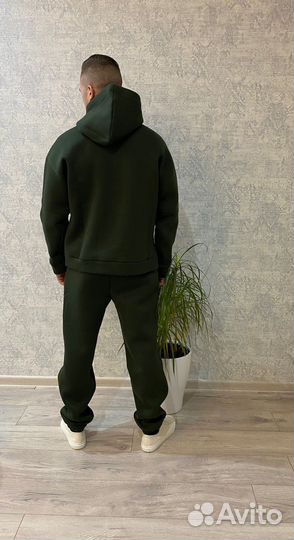 Спортивный костюм теплый на флисе мужской