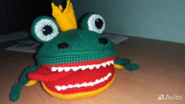 Вязаные игрушки ручной работы для логопеда