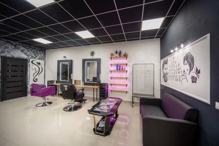 Салон красоты с мебелью, 55 м²