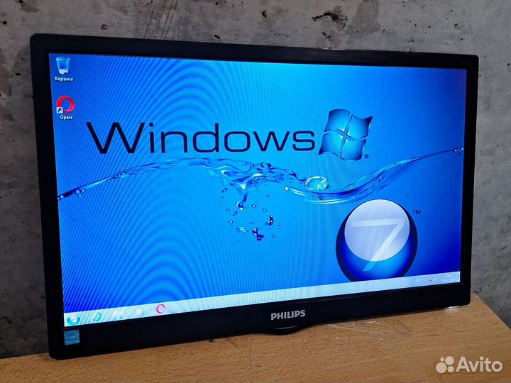 Монитор широкоформатный 19 лос, DeLL, philips