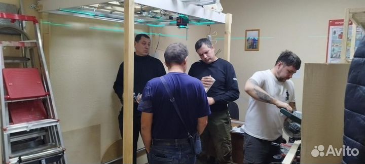 Натяжные потолки без пыли и грязи / Слив воды