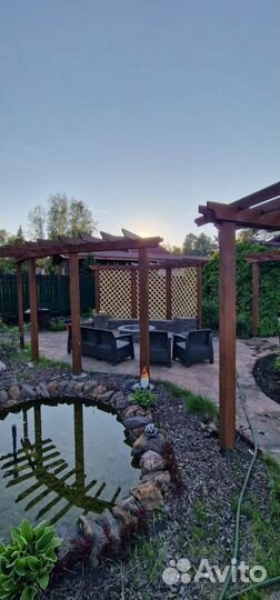 Пергола деревянная