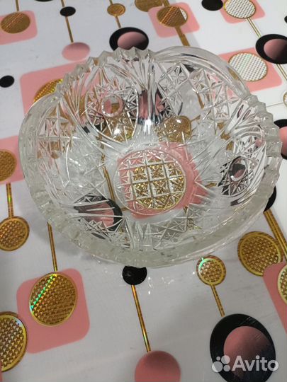 Ваза хрустальная