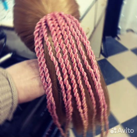 Резинки для волос вязаные