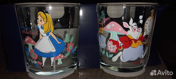 Бокалы Алиса в стране чудес (4 шт) Disney