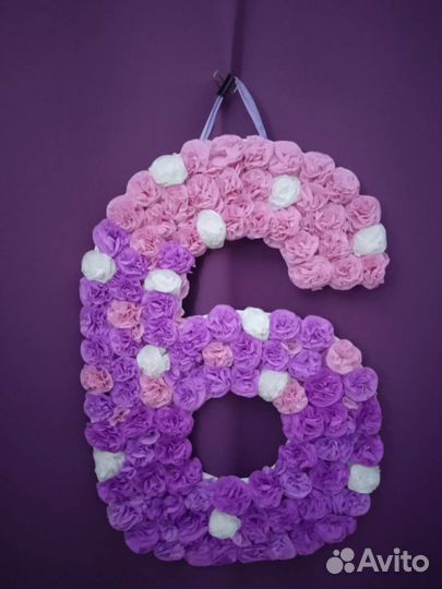 Цифры для декора торжества