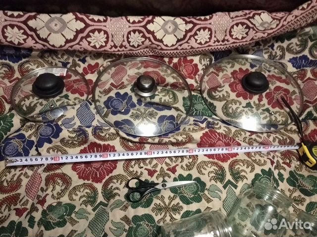 Крышка стеклянная для кастрюли сковородки