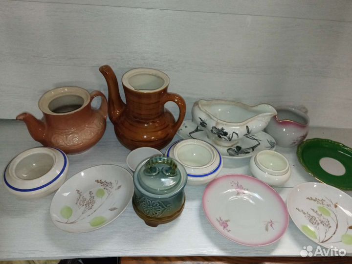 Посуда фарфор, керамика Кузнецов, Вербилки и др
