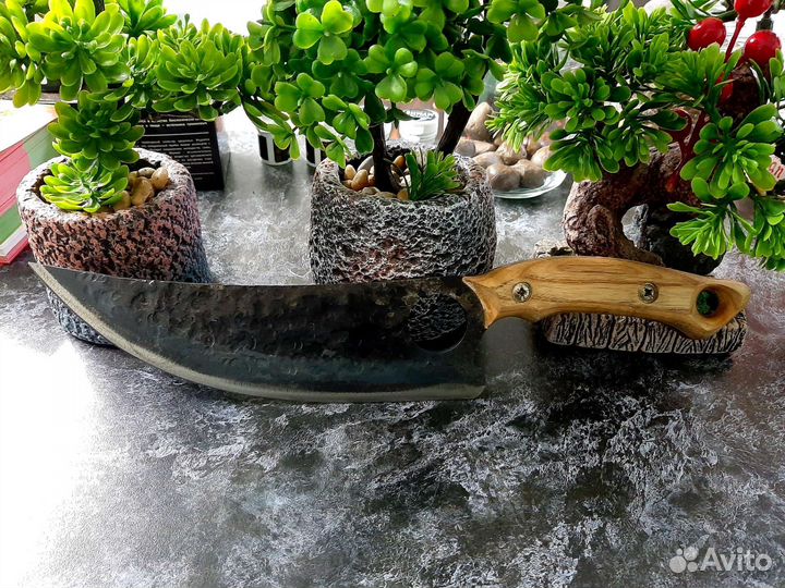 Нож охотничий ручной работы ковка