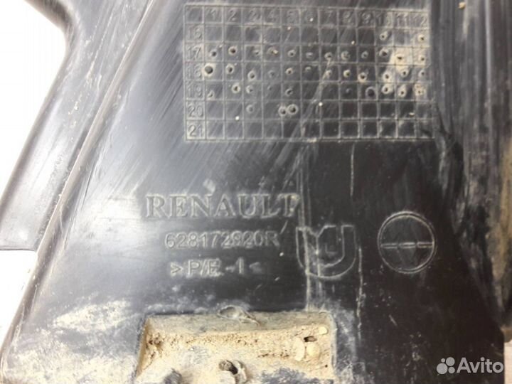 Накладка бампера передняя Renault Duster 2010