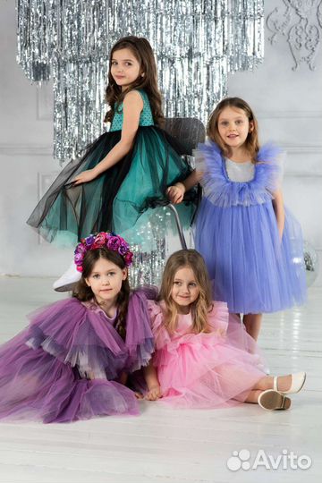 Пошив нарядных детских платьев