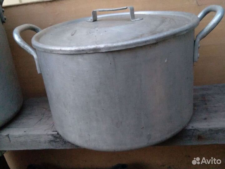Кастрюля из алюминия 20 литров бидон 10 литров