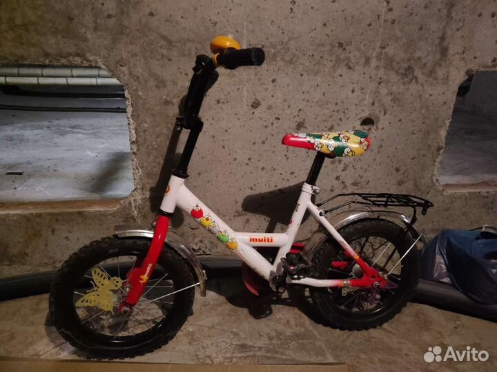 Велосипед детский 4х колесный
