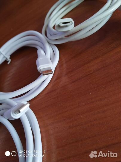 Usb кабель для iPhone 1 шт, кабель micro USB 1 шт