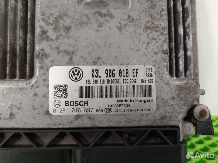 Блок управления двигателем Skoda Superb