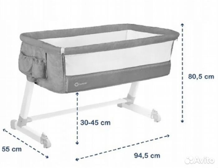 Колыбелька детская складная