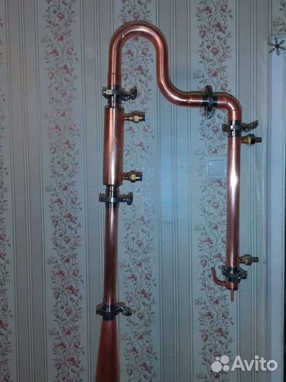 Самогонный апарат дистиллятор медный