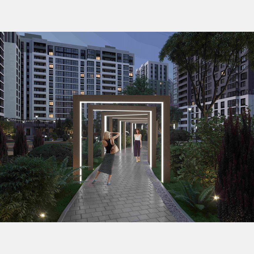 3-к. квартира, 84,1 м², 4/16 эт.