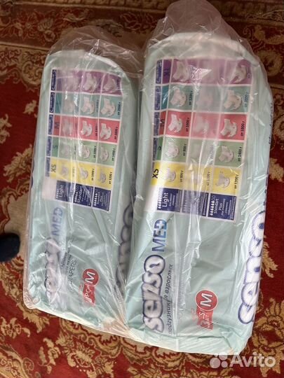 Подгузники взрослые. В наличии 6 упаковок. 500