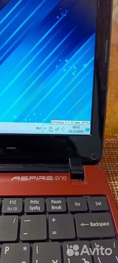 Ноутбук acer aspire one