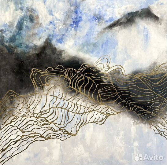 Картина интерьерная стильная большая 100 см