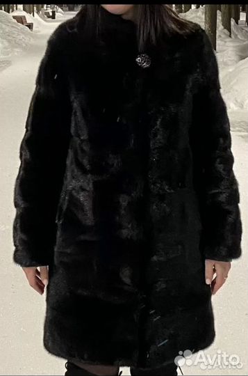 Шуба норковая 42 44 бу