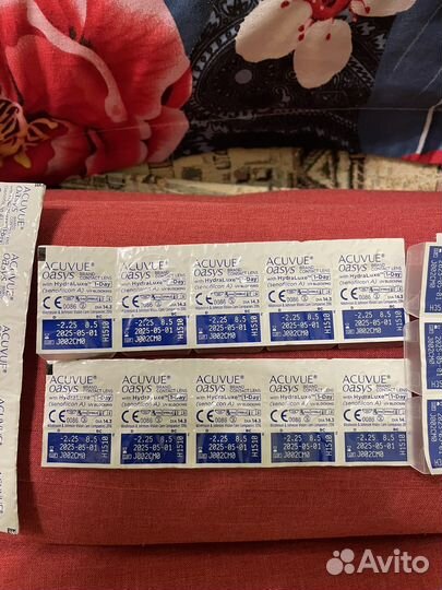 Линзы контактные acuvue oasys 1 day