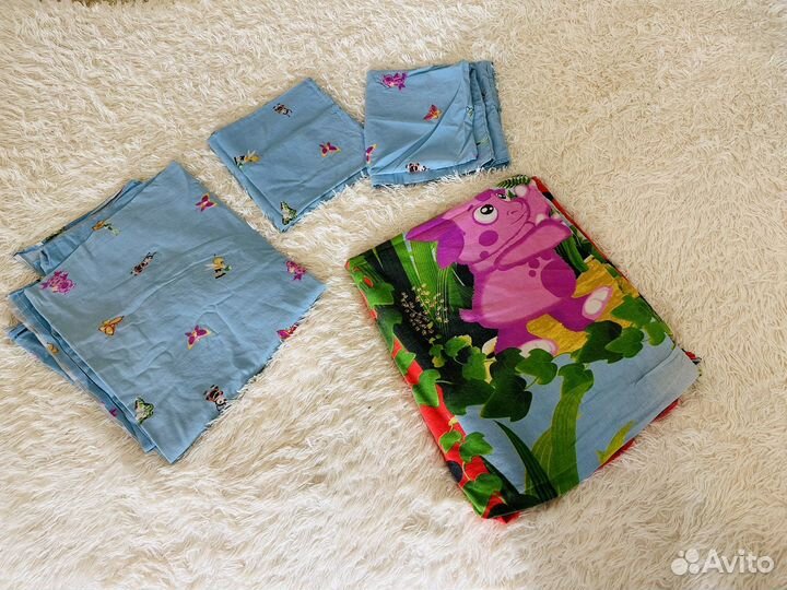 Постельное бельё детское «Лунтик» 1,5 спальное