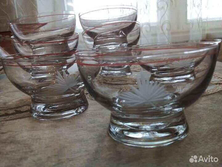 Посуда цветное стекло