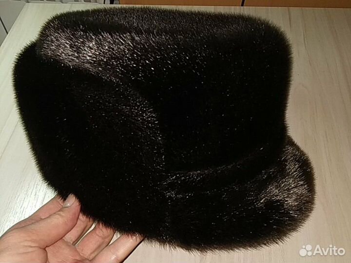 Мужская шапка из нерпы