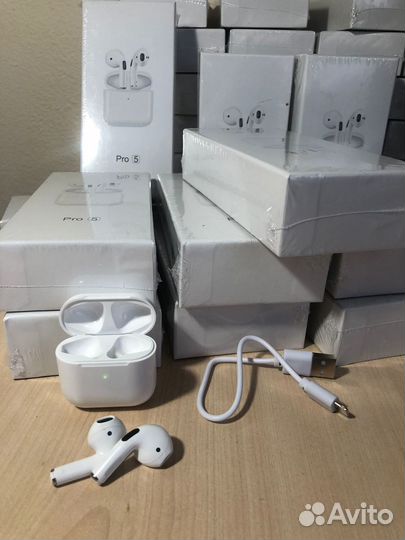 Беспроводные наушники PRO5 TWS для android и айфон