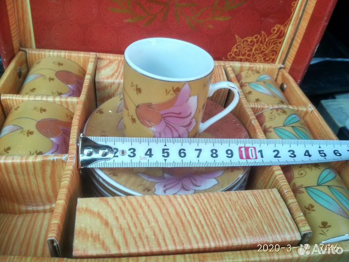 Сервиз кофейный новый фарфор