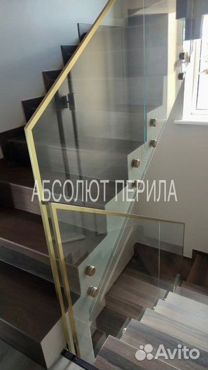 Перила и ограждения из стекла для дома