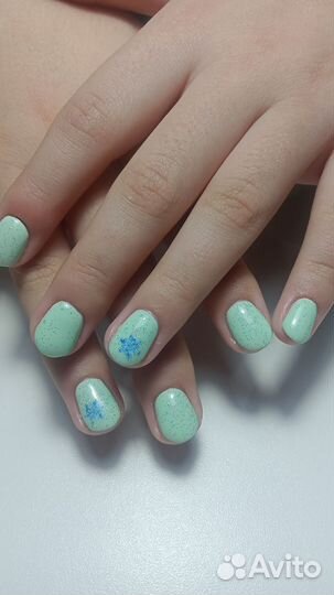 Маникюр наращивание модель на маникюр