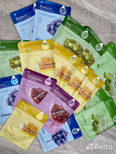 Корейские маски для лица