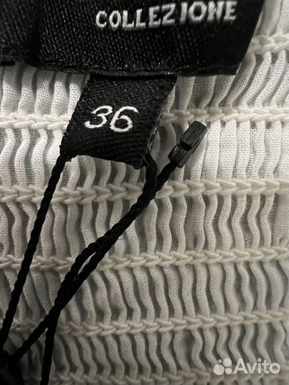 Сарафан белый длинный размер 42