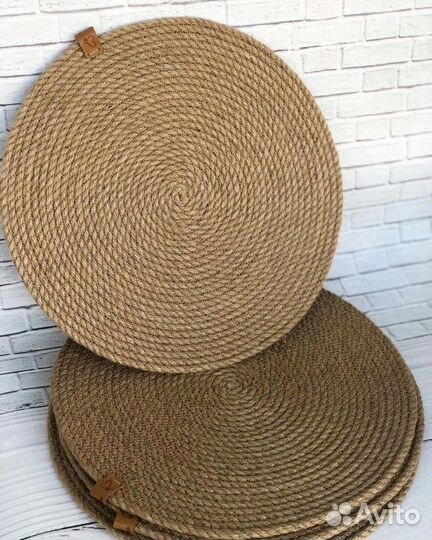 Салфетки сервировочные из джута