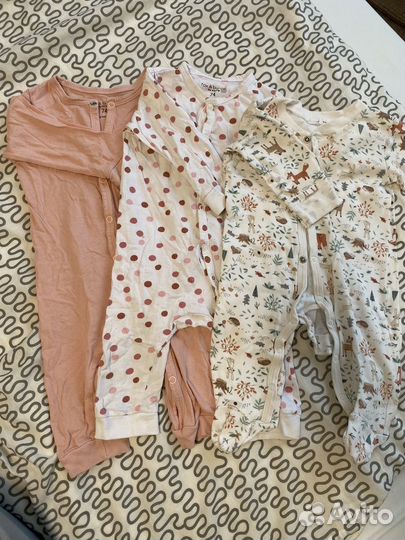 Вещи пакетом на девочку 56-80