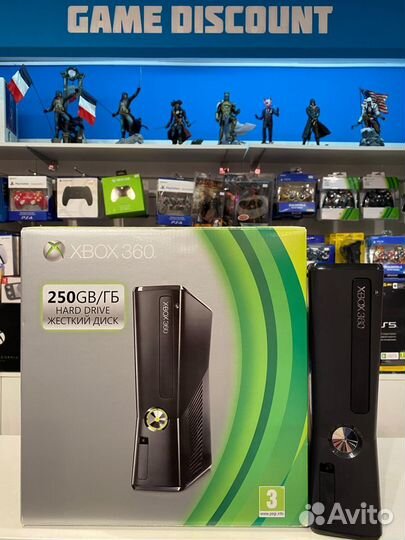 Прошитый Xbox 360 250gb Freeboot + 30 игр