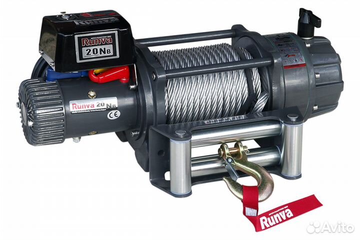 Лебёдка электрическая 24V Runva 20000 lbs влагозащ