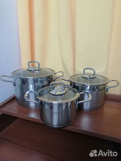 Набор кастрюль новый