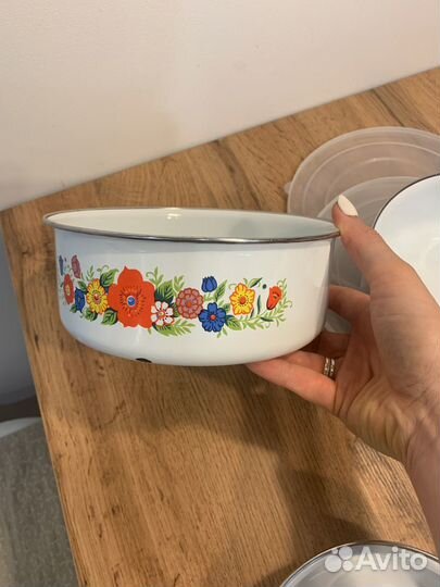 Контейнеры эмаль 5 шт