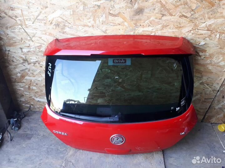 Дверь багажника со стеклом Opel Corsa D 2006-2015
