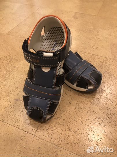 Сандали кожаные