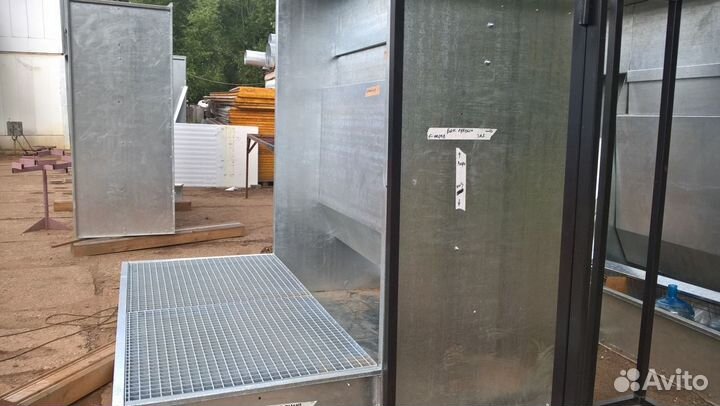 Покрасочная камера 2 метра с активным полом 2Х1