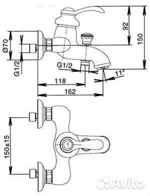 Комплект смесителей Jacob Delafon fairfax